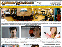 Tablet Screenshot of haircutnaturally.com